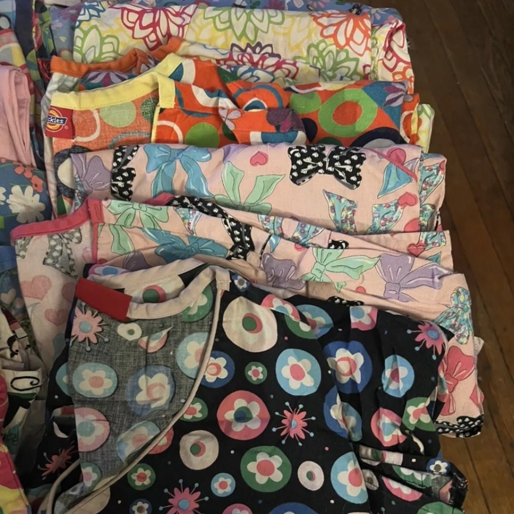 Scrub tops